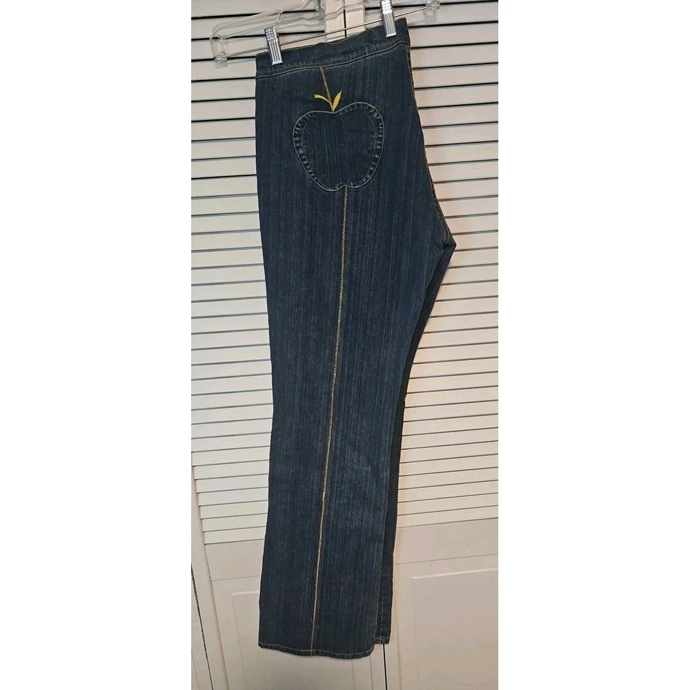 Vintage Apple Bottom Y2K  JEANS BY NELLY SIZE SIZE 13/14 39x34 EUC‎